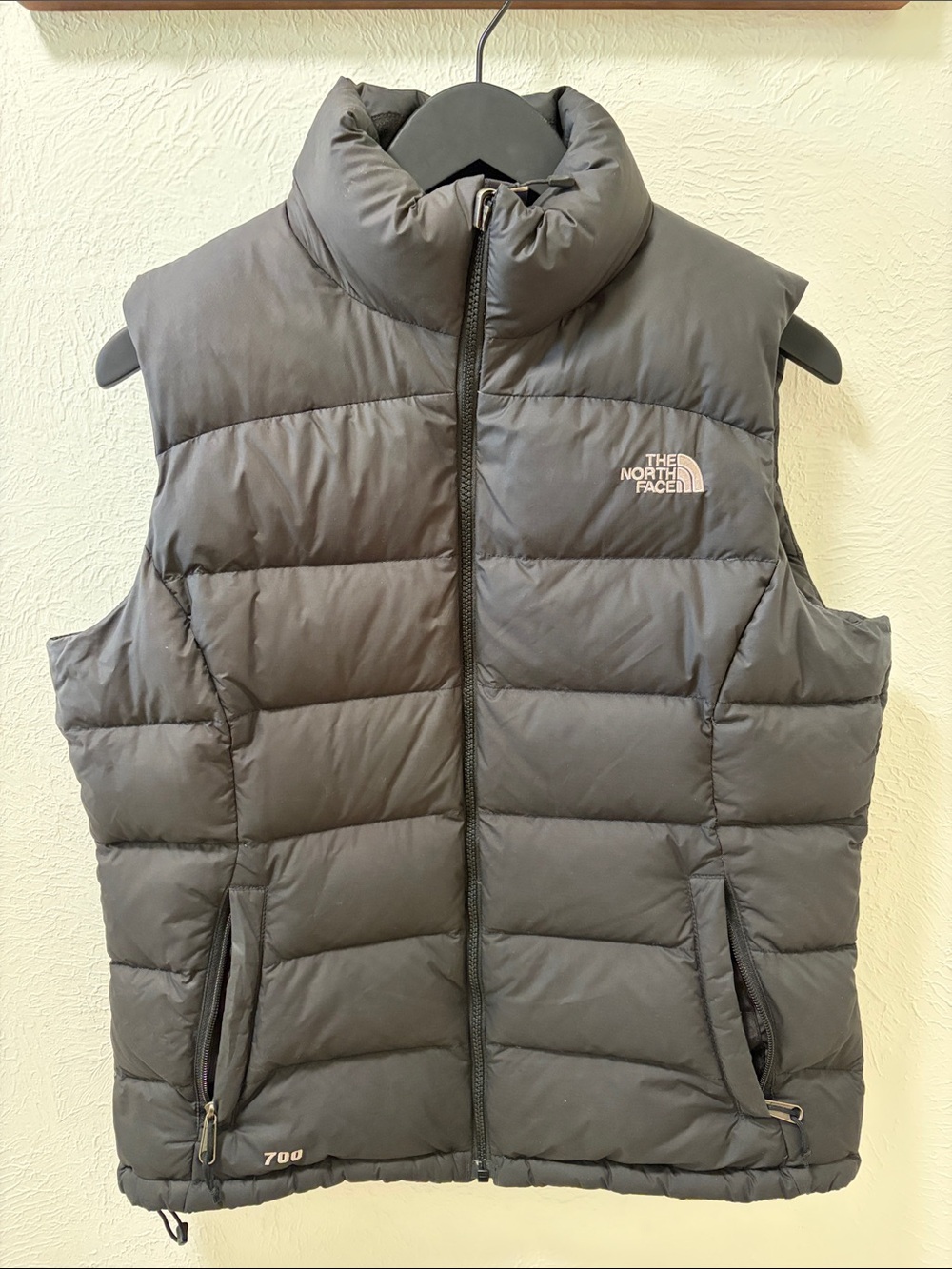 Women’s North Face Black Quilted 700 Down Vest